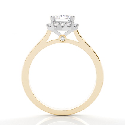 Multi Diamantring in einer Krappenfassung