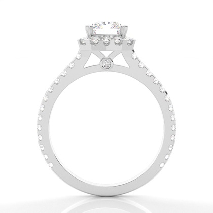 Multi Diamant Verlobungsring in einer Krappenfassung