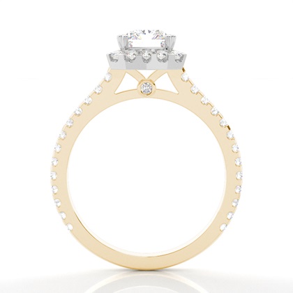 Multi Diamant Verlobungsring in einer Krappenfassung