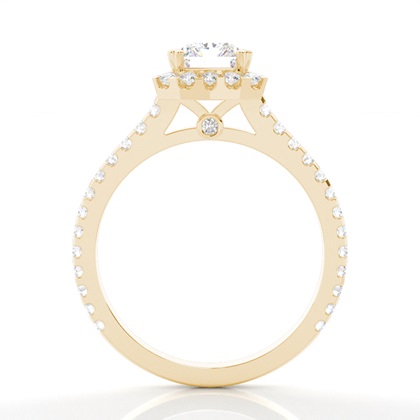 Multi Diamant Verlobungsring in einer Krappenfassung