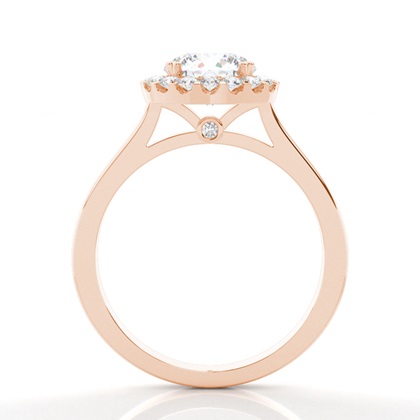 Rose Gold Moissanite Engagement Rings	