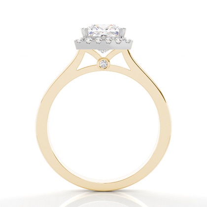 Multi Diamantring in einer Krappenfassung