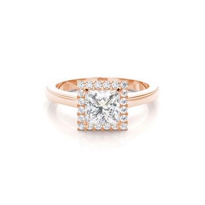 Rose Gold Diamond Engagement Rings