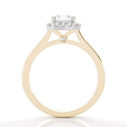 Multi Diamantring in einer Krappenfassung