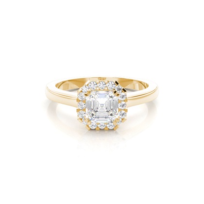 Asscher Diamond Rings