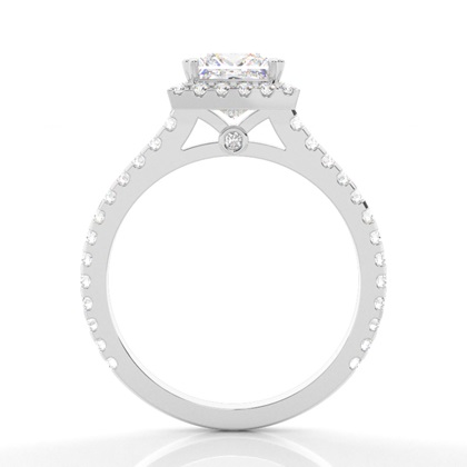 Multi Diamant Verlobungsring in einer Krappenfassung