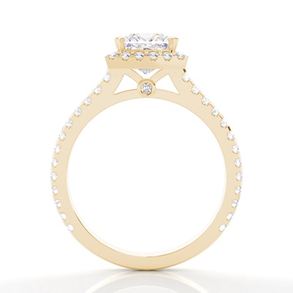 Multi Diamant Verlobungsring in einer Krappenfassung