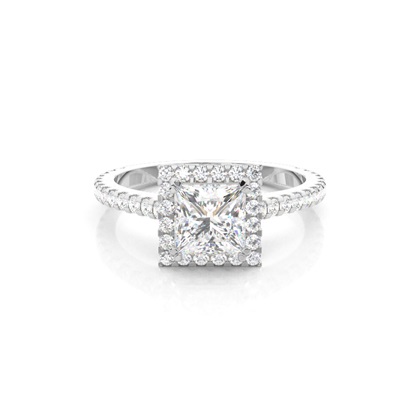 Princess Cut Diamond Engagement Rings