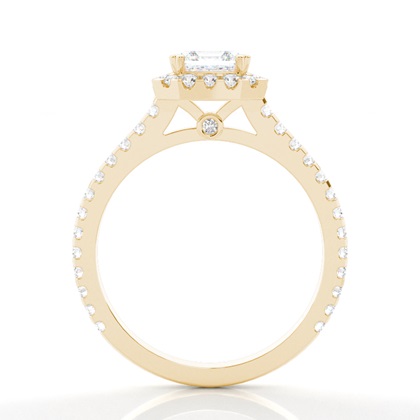 Multi Diamant Verlobungsring in einer Krappenfassung