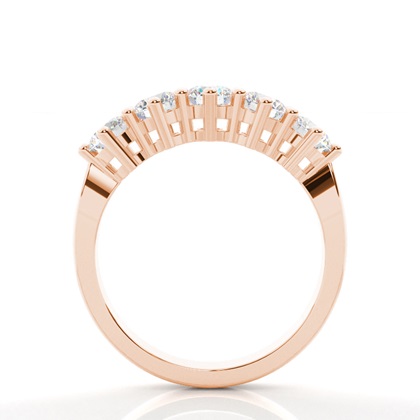 Rose Gold 5 Stone Diamond Rings