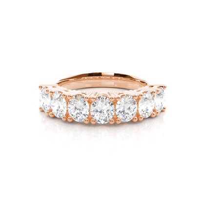 Rose Gold Contemporary Diamond Engagement Rings