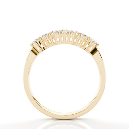 Yellow Gold Contemporary Diamond Engagement Rings