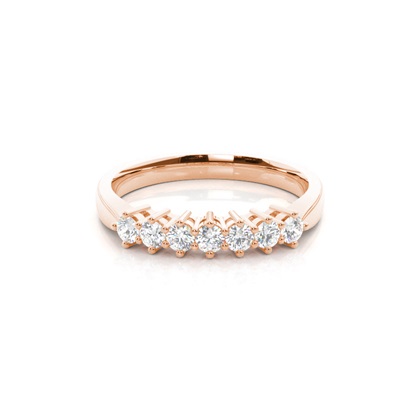 Rose Gold Contemporary Diamond Engagement Rings