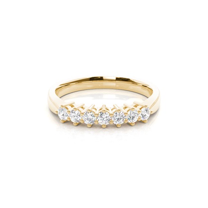 Round 7 Stone Diamond Rings