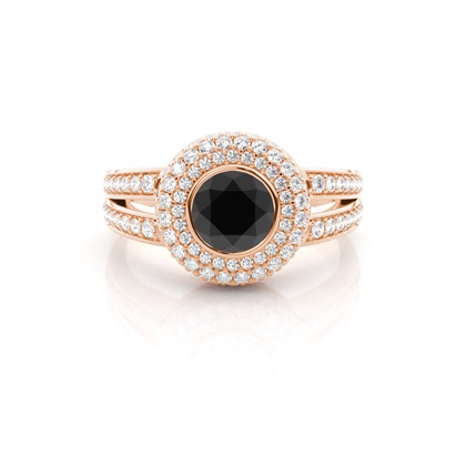 Rose Gold Diamond Engagement Rings