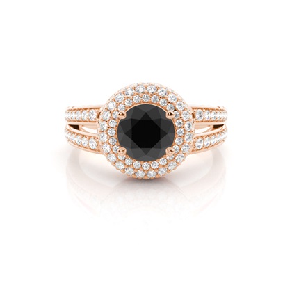 Rose Gold Diamond Engagement Rings