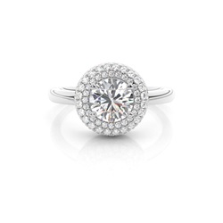 Multi Diamant Verlobungsring in einer Krappenfassung 