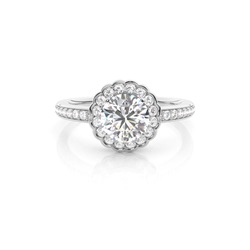 Multi Diamant Verlobungsring in einer Krappenfassung