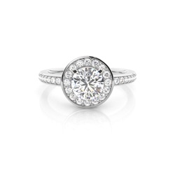 Multi Diamant Verlobungsring in einer Krappenfassung