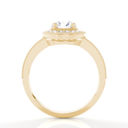 Yellow Gold Diamond Engagement Rings