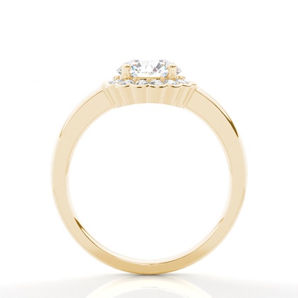 Yellow Womens Diamond Engagement Rings