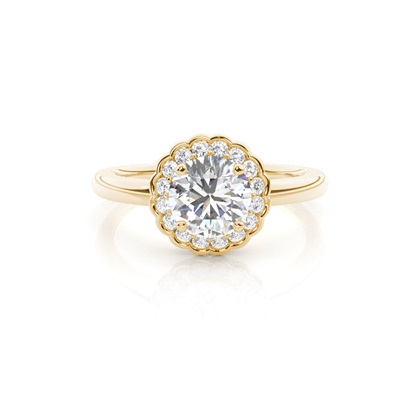 Yellow Womens Diamond Engagement Rings
