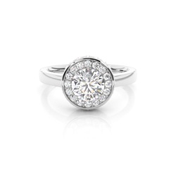 Multi Diamant Verlobungsring in einer Krappenfassung 