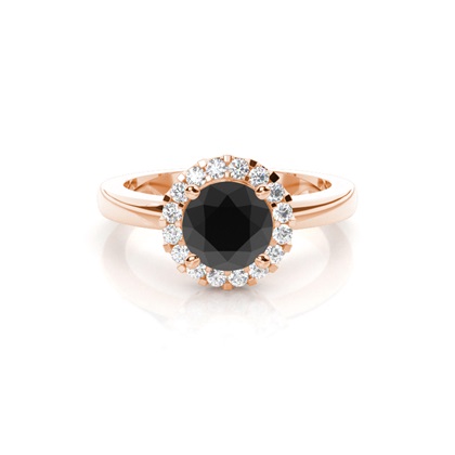 Rose Gold Diamond Engagement Rings