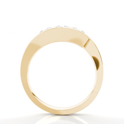 Brilliant Gelbgold Trilogie Verlobungsringe