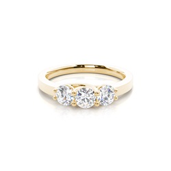 White Gold Trilogy Diamond Engagement Ring