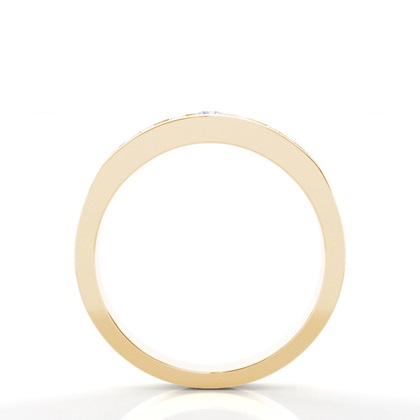 Yellow Gold Contemporary Diamond Engagement Rings