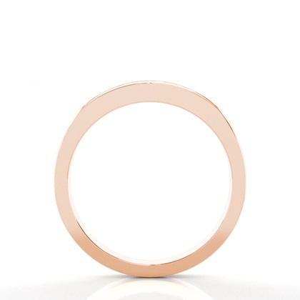 Rose Gold Contemporary Diamond Engagement Rings