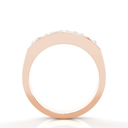 Rose Gold 5 Stone Diamond Rings