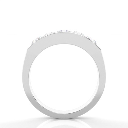 Channel Setting Plain Five Stone Ring