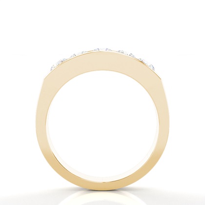 Yellow Gold 5 Stone Diamond Rings