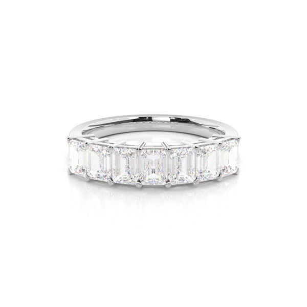4 Prong Setting Plain Seven Stone Ring