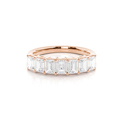 Rose Gold Contemporary Diamond Engagement Rings