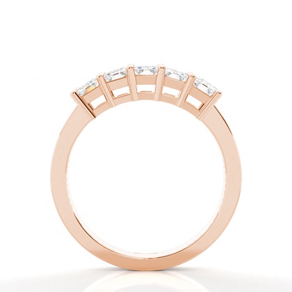 Rose Gold 5 Stone Diamond Rings