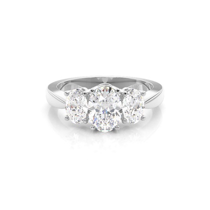 Oval Cut Diamond Rings