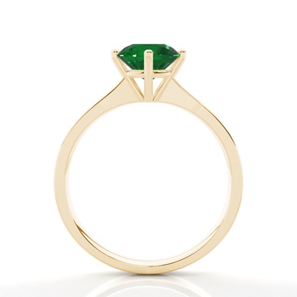 Weißgold Smaragd Verlobungsring