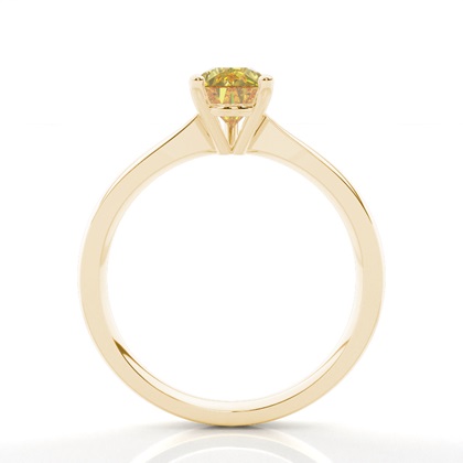 Gelber Diamant Solitär Verlobungsring