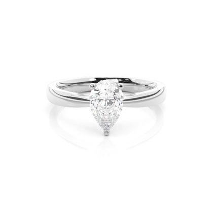 Pear Shaped Diamond Engagement Rings