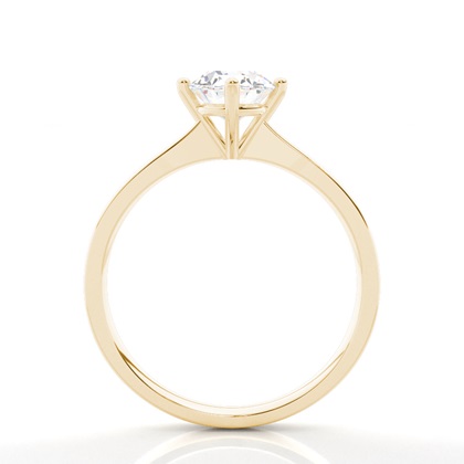 Diamantenring in einer Krappenfassung