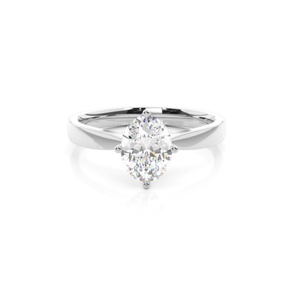 Oval Diamond Engagement Rings