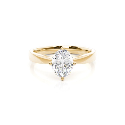 Yellow Gold Diamond Engagement Rings