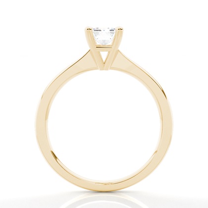 Diamantenring in einer Krappenfassung