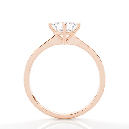 Diamantenring in einer Krappenfassung