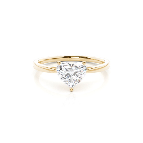 White Gold Round Diamond Engagement Ring
