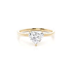 White Gold Round Diamond Engagement Ring