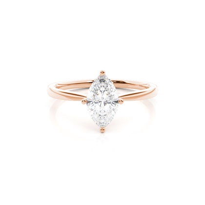 Rose Gold Diamond Engagement Rings